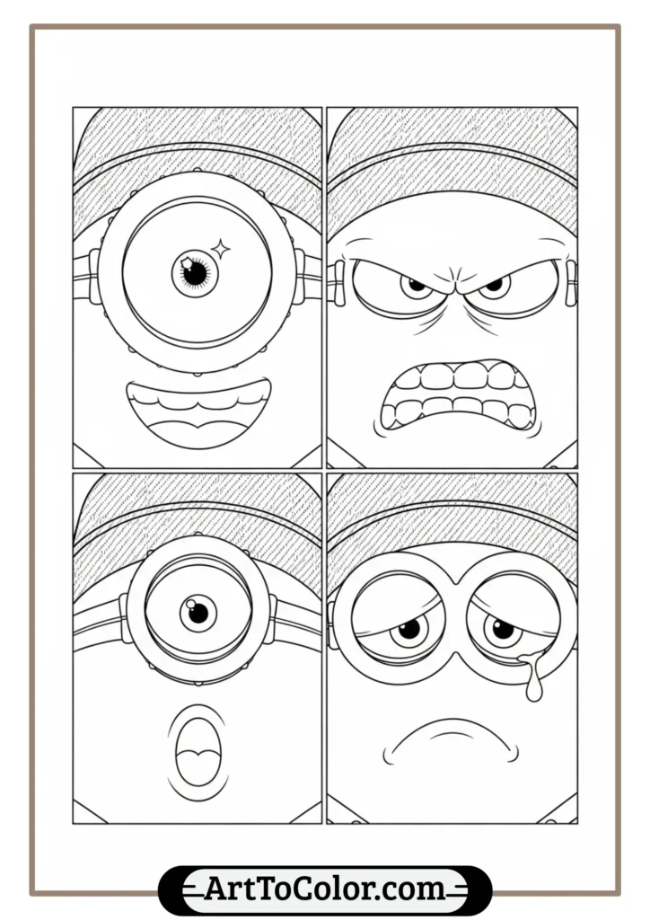 Minion Coloring Pages