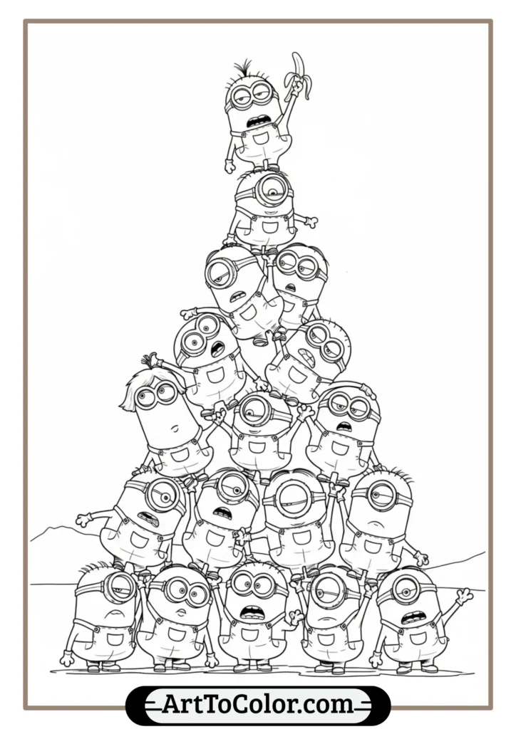 Minion Coloring Page