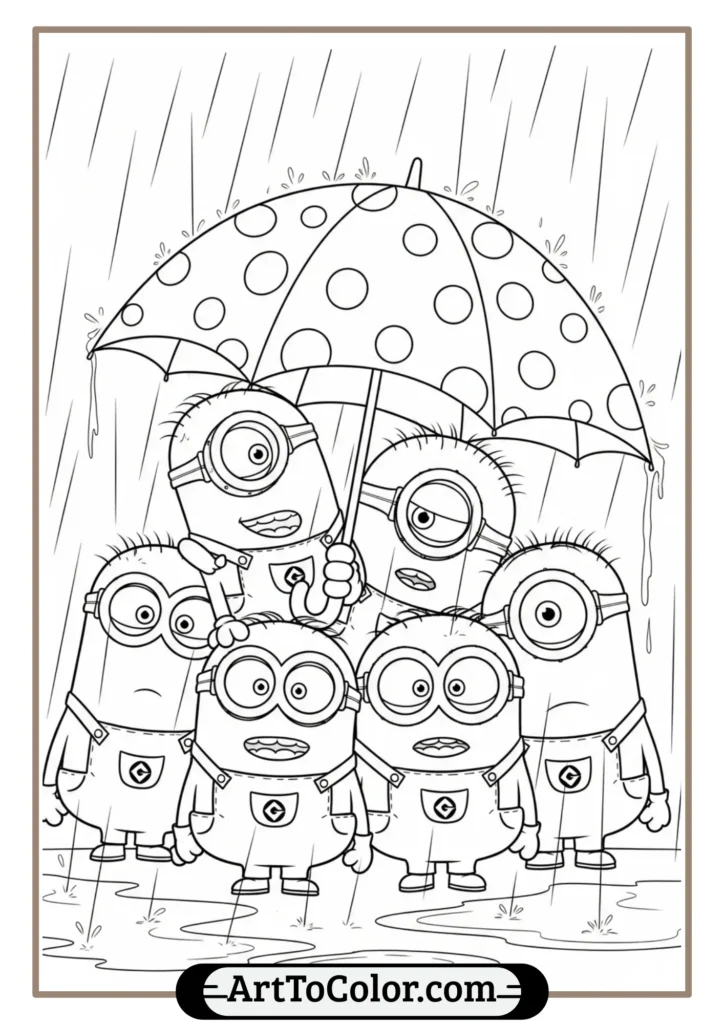 Minion Coloring Pages