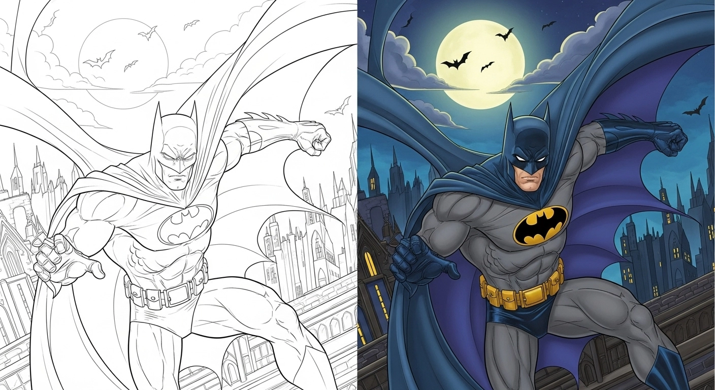 Batman coloring pages